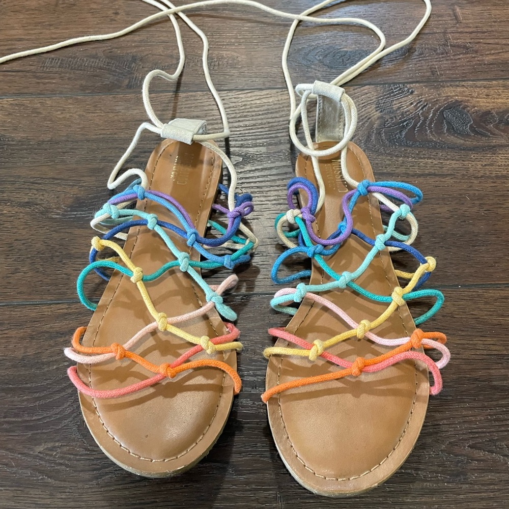 Mossimo Rainbow Sandals Women’s Size 8 🌈
